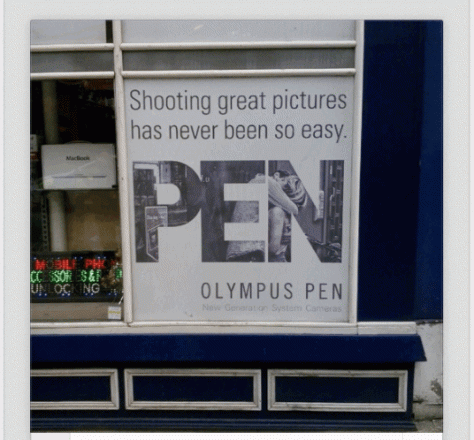 It is saying the opposite of the thing I am saying